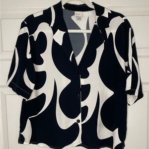 A New Day cropped dress shirt